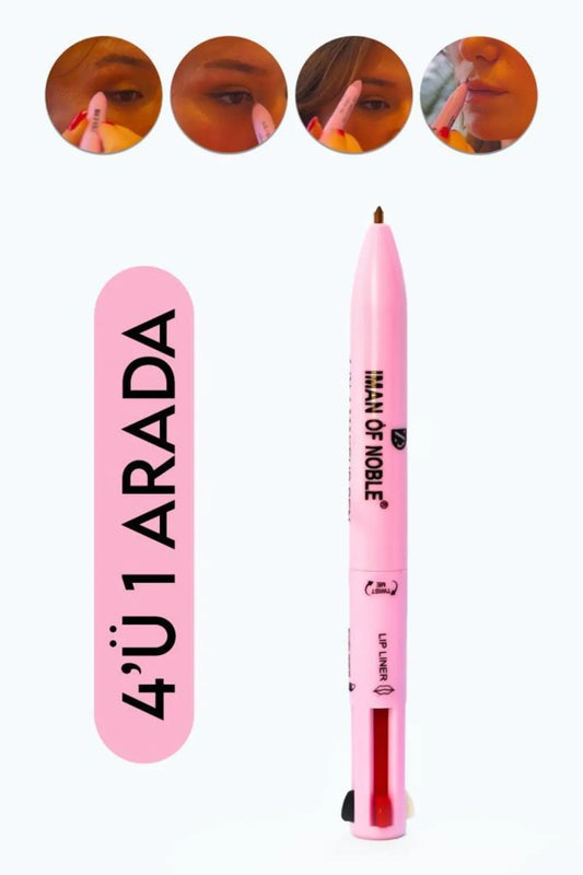 Çok Fonksiyonlu 4’ü 1 Arada Makyaj Kalemi