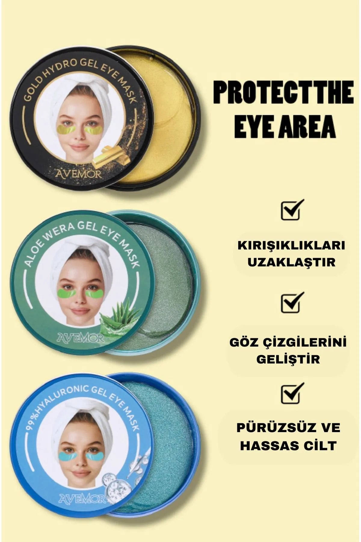 Göz Altı Aydınlatıcı, Sıkılaştırıcı Ve Onarıcı Maske 1.4gr*60 Adet